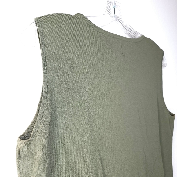 Chico's women's 2 (M) bohemian embellish charm light summer sleeveless tank top - Picture 12 of 12